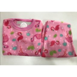 Pijama Feminino Infantil e Juvenil Mafessoni Flamingo Estampado em Soft Super Quente 200339