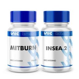 Mitburn 50Mg 30Caps + Seca Gordura Abdominal (Insea 2 250Mg) - 60 Cápsula