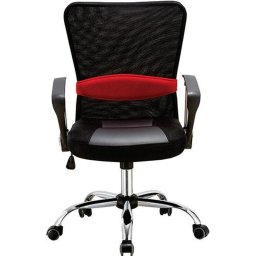 CADEIRA DE ESCRITÓRIO ERGONOMICA - GIRATORIA C/ ESTOFADO - PRETA