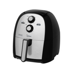 FRITADEIRA ELETRICA MIDEA S/ OLEO 5,5L - C/ 1700W - PRETO/INOX