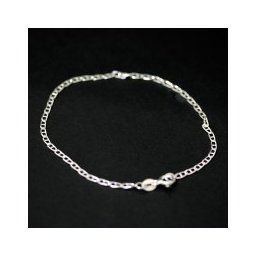 Pulseira de prata 925 de elos 22 cm / 2 mm