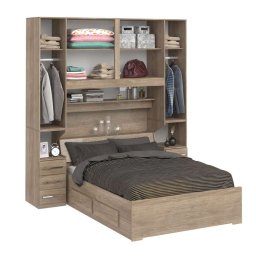 GUARDA-ROUPAS DE CASAL S/ CAMA PINTURA ALTO BRILHO