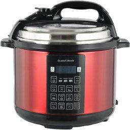 PANELA DE PRESSAO ELETRICA 220V - RED - 900W C/ PAINEL DIGITAL
