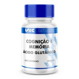 Ácido Glutâmico 500mg - Cognição e Memória 30caps
