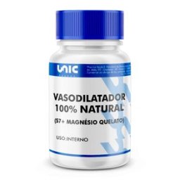 Vasodilatador 100% Natural (S7 + Magnésio Quelato) - 30caps