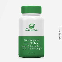 Drenagem Linfática Em Cápsulas ( CACTIN 500 mg)