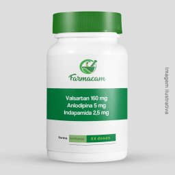 Valsartan 160 mg + Anlodipina 5 mg + Indapamida 2,5 mg