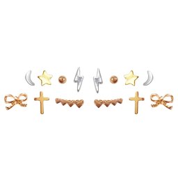 Kit com 7 pares de Brincos Pequenos | PICOLI
