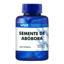 Semente de abóbora 1000mg 60cáps ( Cápsula oleosa )