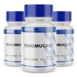 Kit 3 Thiomucase 400utr 90 cáps