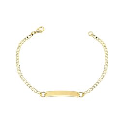 Pulseira Infantil Lisa com Plaquinha | BAMBINI