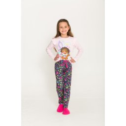 Pijama Feminino Infantil Evanilda Manga Longa com Calça Mirabel em algodão 24030021
