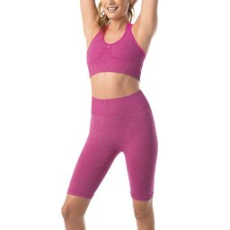 Conjunto Fitness Top e Bermuda Stadium Ultraleve DeMillus 61226-94450
