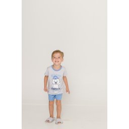 PIJAMA BEBE MASCULINO URSO EM ALGODAO 61010014