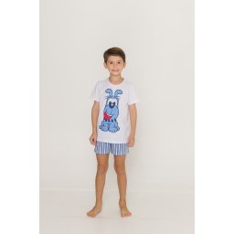 PIJAMA MASCULINO INFANTIL EVANILDA TURMA DA MONICA BIDU EM ALGODÃO 52040020