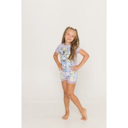 PIJAMA SHORTDOLL FEMININO INFANTIL/JUVENIL EVANILDA LOONEY TUNES EM ALGODÃO 49390002