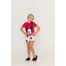 PIJAMA SHORTDOLL INFANTIL/JUVENIL FEMININO DISNEY MICKEY EM ALGODÃO 50030032