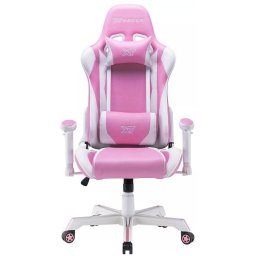 CADEIRA GAMER RACER RECLINAVEL LUXPINK - GIRATORIA