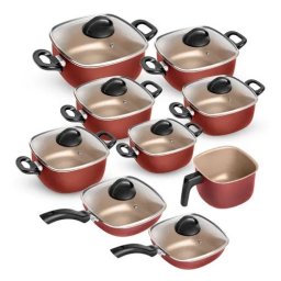 CONJUNTO DE PANELAS LINE LUX 9 PC - ANTIADERENTE