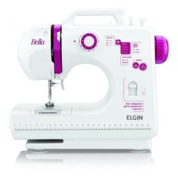 MAQUINA DE COSTURA 6 PONTOS BIVOLT - ELGIN - BRANCA