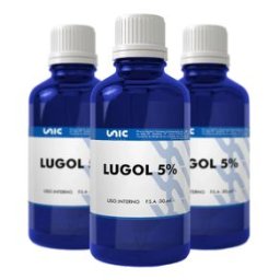 lugol 5% iodo Inorgânico 30Ml Kit c/3
