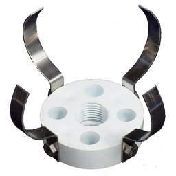Adaptador Garra 7 a 12cm encaixe para Refletor Led Piscina Rosca 1/2" ou 25mm - Brustec