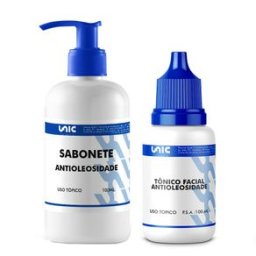 Kit Antioleosidade Facial 100ml (cada) - Sabonete 100ml + Tônico 100ml (cada)