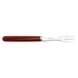 Garfo Para Churrasco 33 Cm Zakharov No Estojo De Madeira - Marrom