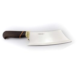 Cutelo Para Cozinha 8" Zakharov Manalha Especial No Estojo De Madeira - Marrom