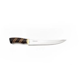Faca Para Churrasco 10" Zakharov Picanheira Plus Especial No Estojo De Madeira - Marrom