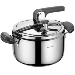 PANELA DE PRESSÃO ITALIANA INDUÇÃO 5L - SILVER