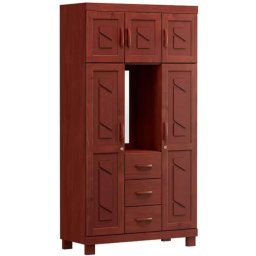 GUARDA ROUPA 5 PORTAS E 3 GAVETAS CAPELE COBRE FINESSE