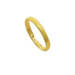Aliança de Ouro 18k 750 Largura 2.80mm Altura 1.10mm