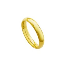 Aliança Anatômica de Ouro 18k 750 Largura 4.00mm Altura 2.00mm