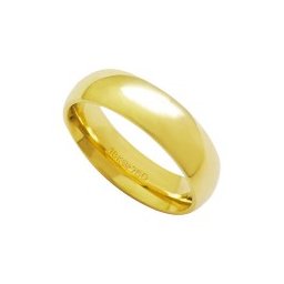 Aliança Anatômica de Ouro 18k 750 Largura 6.00mm Altura 2.20mm