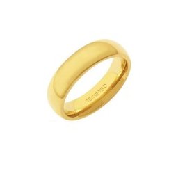Aliança Super Anatômica de Ouro 18k 750 Largura 5.40mm Altura 2.20mm