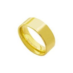 Aliança Anatômica de Ouro 18k 750 Largura 7.50mm Altura 2.00mm