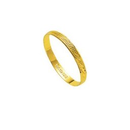 Aliança de Ouro 18k 750 Largura 2.50mm Altura 0.60mm