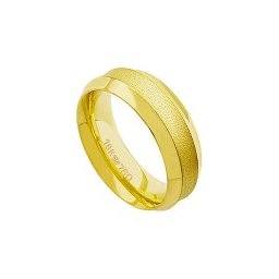 Aliança Anatômica de Ouro 18k 750 Largura 7.30mm Altura 2.50mm