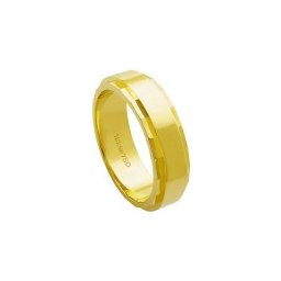 Aliança de Ouro 18k 750 Largura 6.00mm Altura 2.00mm