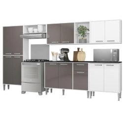 COZINHA COMPLETA COMPACTA XANG 6PC C/ ARMARIO E BALCAO