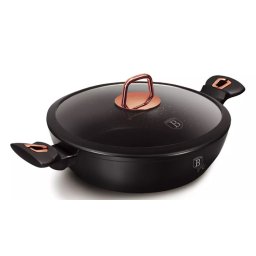CAÇAROLA RASA TURBO INDUÇÃO 3,8L 28CM COM TAMPA DESIGN BELGA