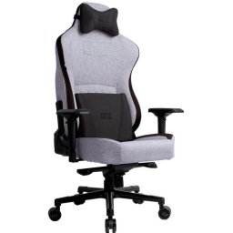 CADEIRA GAMER ATE 125 KG COM ALMOFADA RECLINAVEL- GRAFITE