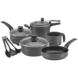 KIT PANELAS PANELUX 8PC ALUMINIO C/ PANELA DE PRESSÃO - ANTIADERENTE