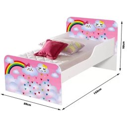 CAMA INFANTIL MENINAS CASA MOVEIS C/ COLCHÃO