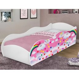 CAMA INFANTIL NEW FASHION ONDULADA C/ COLCHÃO
