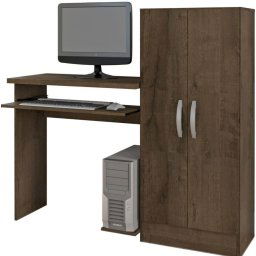 ESCRIVANINHA RACK PARA COMPUTADOR C/ 2 PORTAS