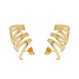 Brinco Ear Climber Aros Liso | LUCE