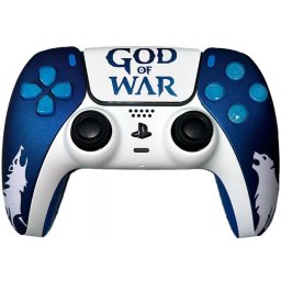 CONTROLE PS5 SEM FIO SONY PLAYSTATION C/ BLUETOOTH CUSTOMIZADO GOD OF WAR