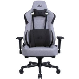 CADEIRA GAMER DT3 RECLINAVEL C/ ALMOFADAS APOIO DE BRAÇO 4D - CINZA